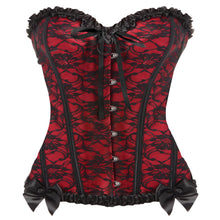 Load image into Gallery viewer, Scarlet Seduction Lace-up Corset and Thong - Large