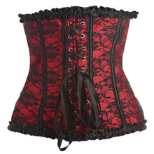 Load image into Gallery viewer, Scarlet Seduction Lace-up Corset and Thong - Medium