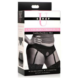 Panty Harness with Garter Straps - 2XL-3XL