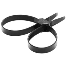 Load image into Gallery viewer, Misbehaved Black Zip Tie Police Cuffs - 5 Pack