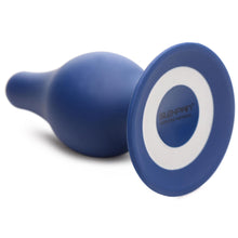 Load image into Gallery viewer, Squeezable Tapered Large Anal Plug - Blue