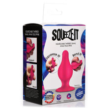 Load image into Gallery viewer, Squeezable Tapered Small Anal Plug - Pink