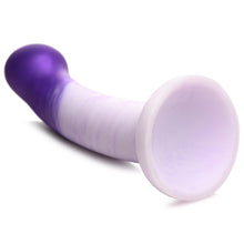 Load image into Gallery viewer, G-Swirl G-Spot Silicone Dildo - Purple