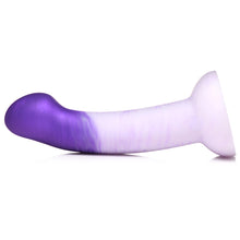 Load image into Gallery viewer, G-Swirl G-Spot Silicone Dildo - Purple