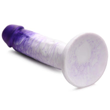 Load image into Gallery viewer, Swirl Realistic Silicone Dildo - Purple