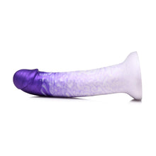 Load image into Gallery viewer, Swirl Realistic Silicone Dildo - Purple