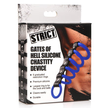 Load image into Gallery viewer, Silicone Gates of Hell Chastity Device