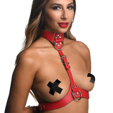 Load image into Gallery viewer, Red Female Chest Harness- Small/Medium