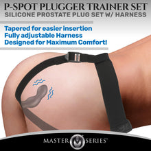 Load image into Gallery viewer, P-Spot Plugger 28X Silicone Prostate Plug with Comfort Harness and Remote Control