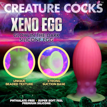 Load image into Gallery viewer, Xeno Egg Glow in the Dark Silicone Egg - Large