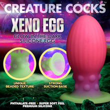 Load image into Gallery viewer, Xeno Egg Glow in the Dark Silicone Egg - XL