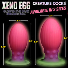 Load image into Gallery viewer, Xeno Egg Glow in the Dark Silicone Egg - Large