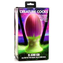 Load image into Gallery viewer, Xeno Egg Glow in the Dark Silicone Egg - XL