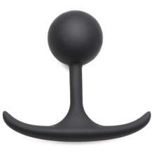 Load image into Gallery viewer, Premium Silicone Weighted Anal Plug - Small