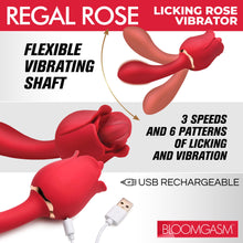 Load image into Gallery viewer, Regal Rose Licking Rose Vibrator