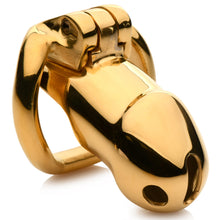 Load image into Gallery viewer, Midas 18K Gold-Plated Locking Chastity Cage