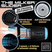 Load image into Gallery viewer, The Milker Slider 18X Stroking Masturbator