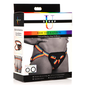 Ride the Rainbow Universal Rainbow Strap-On Harness