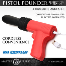 Load image into Gallery viewer, Pistola Pounder Thrusting Vibrator