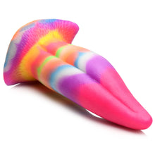 Load image into Gallery viewer, Unicorn Kiss Unicorn Tongue Glow-in-the-Dark Silicone Dildo