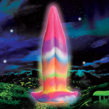 Load image into Gallery viewer, Unicorn Kiss Unicorn Tongue Glow-in-the-Dark Silicone Dildo