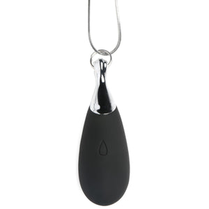 10X Vibrating Silicone Teardrop Necklace-5