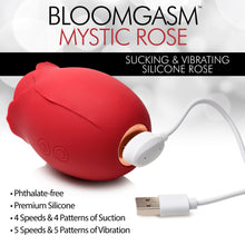 Load image into Gallery viewer, Mystic Rose Sucking and Vibrating Silicone Rose-4