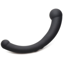 Load image into Gallery viewer, 10X Vibra-Crescent Vibrating Silicone Dual-Ended Dildo - Black-3