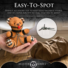 Load image into Gallery viewer, Gagged Teddy Bear Keychain-5