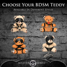 Load image into Gallery viewer, Gagged Teddy Bear Keychain-6