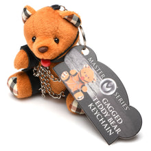 Load image into Gallery viewer, Gagged Teddy Bear Keychain-8