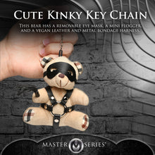 Load image into Gallery viewer, BDSM Teddy Bear Keychain-2