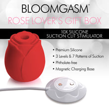 Load image into Gallery viewer, The Rose Lover&#39;s Gift Box 10X Clit Suction Rose - Red