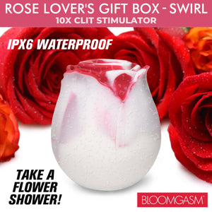 The Rose Lovers Gift Box 10x Clit Suction Rose - Swirl-4