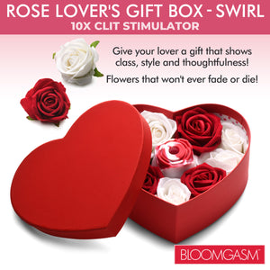 The Rose Lovers Gift Box 10x Clit Suction Rose - Swirl-1