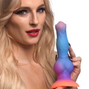 Space Cock Glow-in-the-Dark Silicone Alien Dildo-2