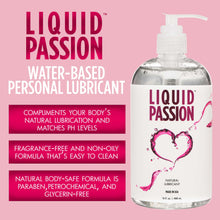 Load image into Gallery viewer, Liquid Passion Natural Lubricant - 16oz-1
