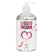 Load image into Gallery viewer, Liquid Passion Natural Lubricant - 16oz-0