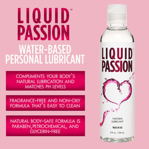 Liquid Passion Natural Lubricant - 8oz-1