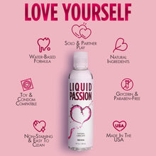 Load image into Gallery viewer, Liquid Passion Natural Lubricant - 8oz-5