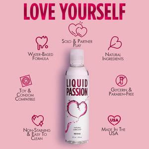 Liquid Passion Natural Lubricant - 8oz-5