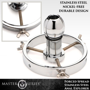 Forced Spread Stainless Steel Anal Explorer-5