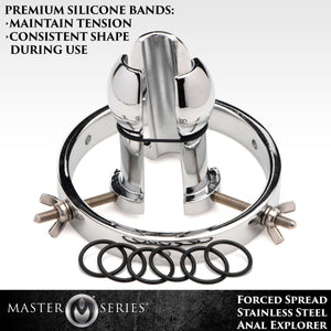 Forced Spread Stainless Steel Anal Explorer-4