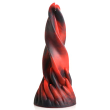 Load image into Gallery viewer, Hell Kiss Twisted Tongues Silicone Dildo