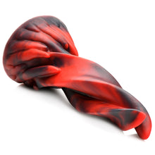 Load image into Gallery viewer, Hell Kiss Twisted Tongues Silicone Dildo