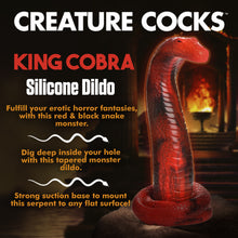 Load image into Gallery viewer, King Cobra Silicone Dildo-1