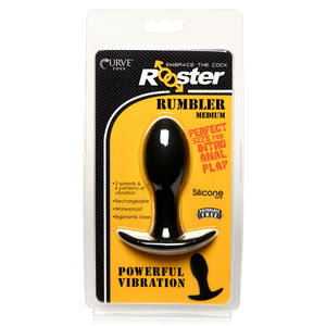 Rooster Rumbler Medium Vibrating Silicone Butt Plug