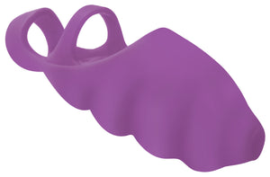 Thrill-Her Silicone Finger Vibrator - Purple