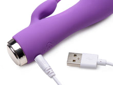 Load image into Gallery viewer, 10X Wonder Mini Rabbit Silicone Vibrator - Purple