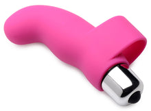 Load image into Gallery viewer, G-Thrill Silicone Finger Vibe - Magenta